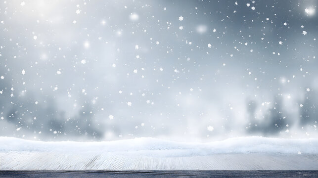 Leuchtender wei&szlig;er Winterhintergrund mit starkem Bokeh, sanftem Sonnenlicht und gl&auml;nzender Weihnachtsstimmung &ndash; abstrakte, helle Festtagsatmosph&auml;re