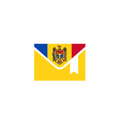 Fototapeta premium Moldova Marked Mail In Icon