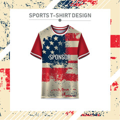 Modern sports t-shirt design