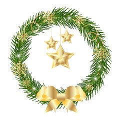 wreath, garland for Christmas and New Year