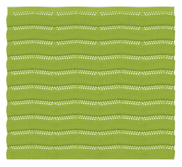 Vibrant lime green abstract texture background with wavy horizontal lines isolated on transparent background
