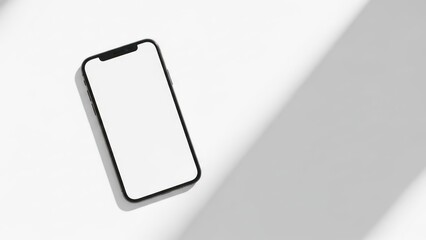 Smartphone with blank screen 