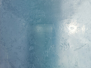 Blue ice background
