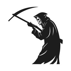 Naklejka premium Grim Reaper Gun