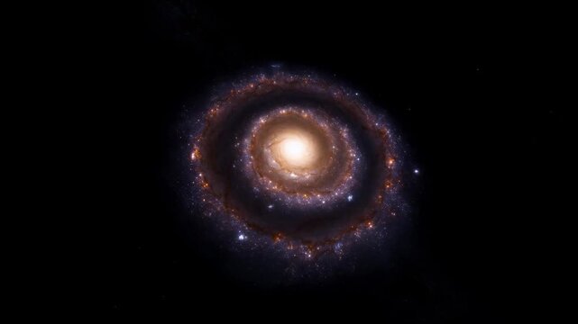 Mesmerizing spiral galaxy rotation captured in stunning high resolution