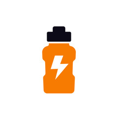 Obraz premium isotonic drink bottle icon on white