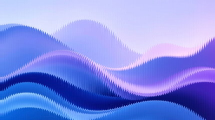 Vibrant abstract wave pattern in soothing blue and purple hues