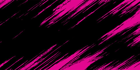 Abstract pink grunge patterns on dark background banner design. Vector illustration. © Mansur