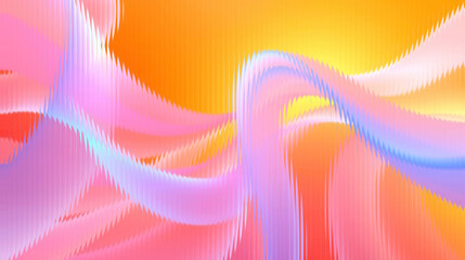 Vibrant abstract waves in pink, orange, and purple hues