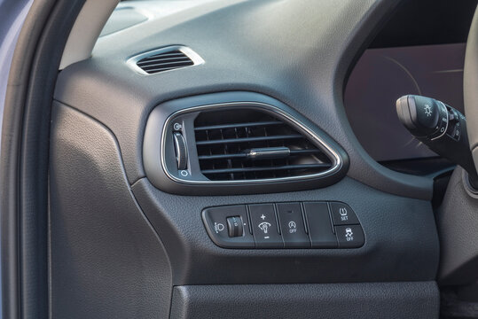 Ventilation hole in a luxury passenger car