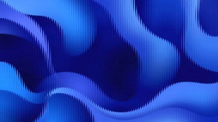 Vibrant blue waves with dynamic gradient effect