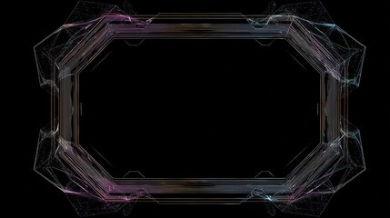 Abstract Geometric Border