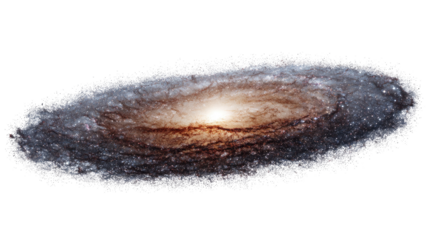 Andromeda Galaxy Isolated