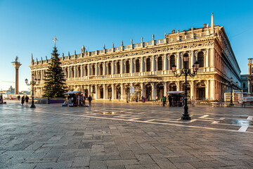 Near San Marco place, winter time, Venice, italy