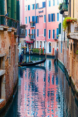 A view of Venice in winter time. Venice, Italy