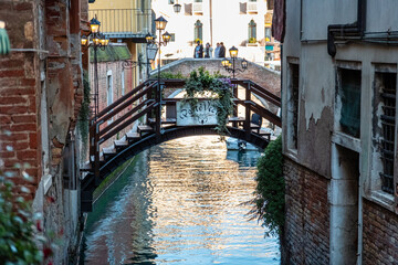 A view of Venice in winter time. Venice, Italy