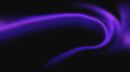 Neon Purple Light Curve on Dark Abstract Background