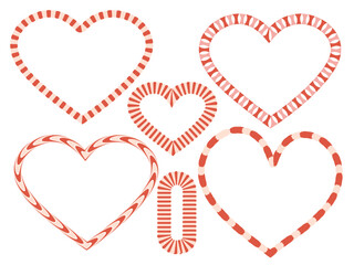 Abstract Wavy Ribbon Love Set