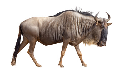 Wildebeest Isolated