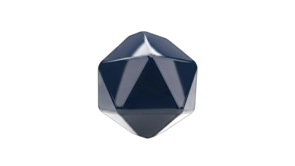 Geometric Shape Isolated on White Background