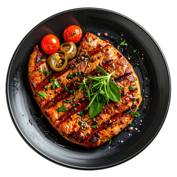 Sizzling uruguayan parrillada showcasing premium cuts of beef and traditional sausages from the grill isolated on white background