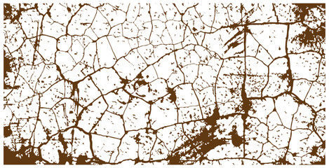  Monochrome close-up of cracked parched earth framed by a rough black edge, creating a gritty, high-contrast texture suitable for grunge design, background art
