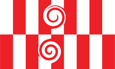 Combination pink square spiral pattern. Vintage texture background.