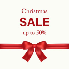 Banner for Christmas sale.