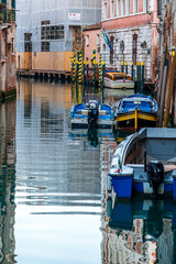 A view of Venice in winter time. Venice, Italy