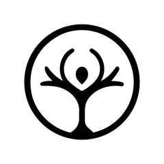 vector illustration of a symbol of peace symbol