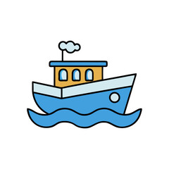 Obraz premium boat and sea