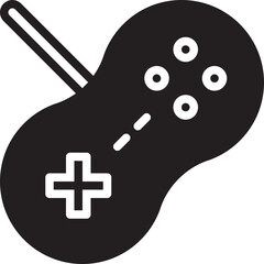 Video game controller joystick icon © Space And Time