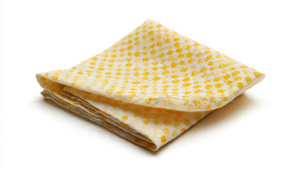 Fototapeta premium Folded Yellow Napkin