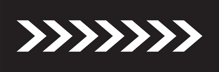 Vector abstract arrow for sports car. Striped pattern, sticker for vehicles. Trendy vector background.