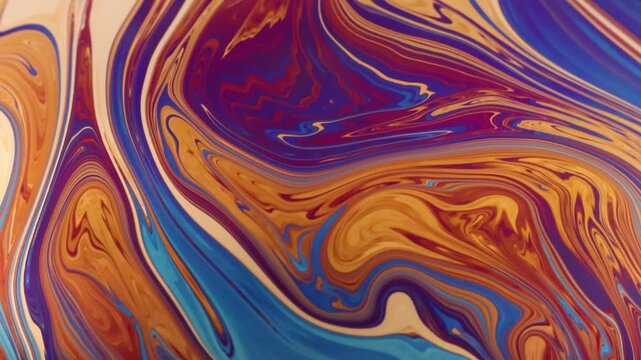 Colorful soap bubble floating gracefully, showcasing its stunning, ever-changing hues in this mesmerizing close-up video. A delicate dance of light and color captured in every shimmering curve.