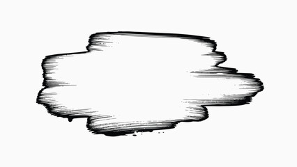 Black Brush Stroke Texture