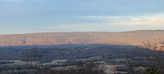 panoramic view of the mountains