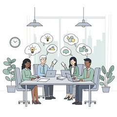 business meeting in the office