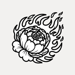 abstract floral ornament