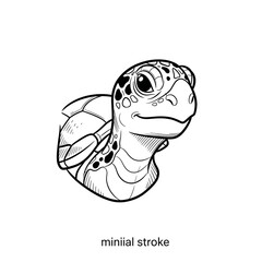 funny turtle cartoon