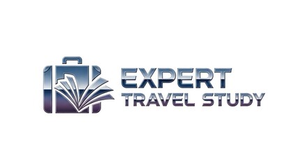 Expert Travel Study Logo Design.
