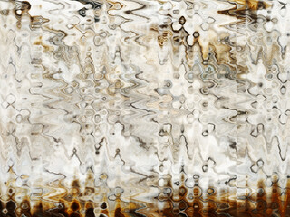 Abstract Marbled Wavy Beige and Brown Background Texture