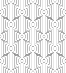 Seamless vector pattern. Modern geometric background. Fine line grid.