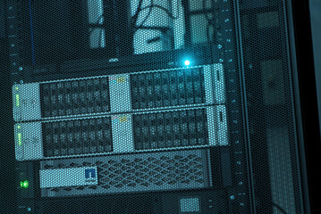 Data Storage Rack with Active Components