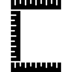 Ruler Icon Vector Element