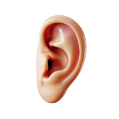 Human Ear with Transparent Background