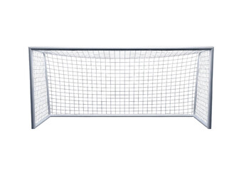 Soccer Goal Net Isolated Transparent Background.