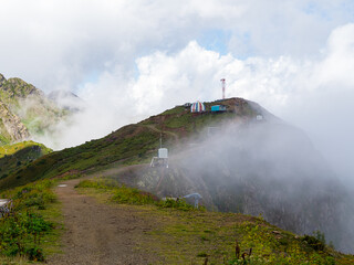 Mount Aibga, Krasnaya Polyana in summer