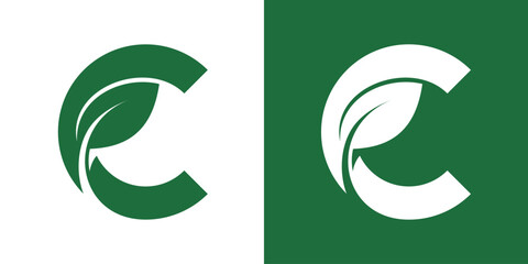 leaf and letter C