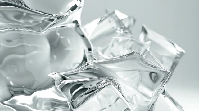 Video A cluster of ice cubes stacked on top of each other, great for cold drinks or winter scenes